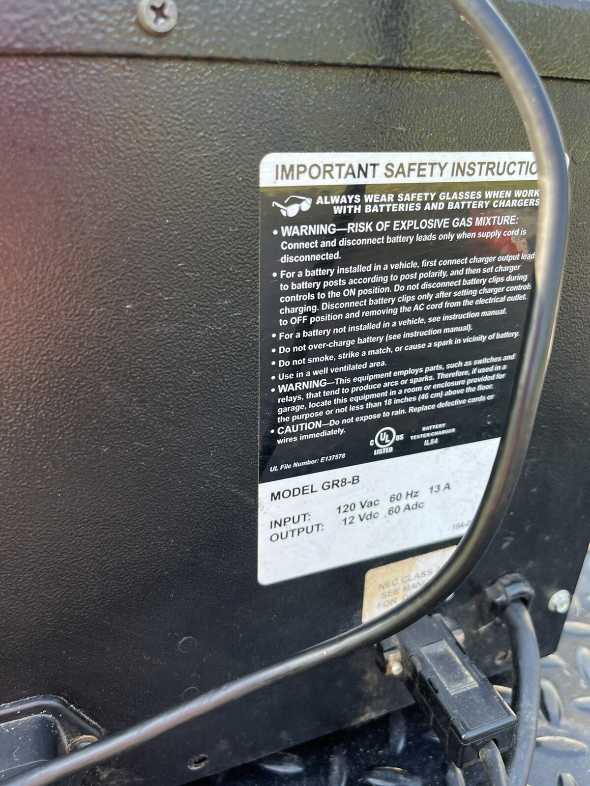 Midtronics GR8 Combination Battery Tester Charger Analyzer eBay