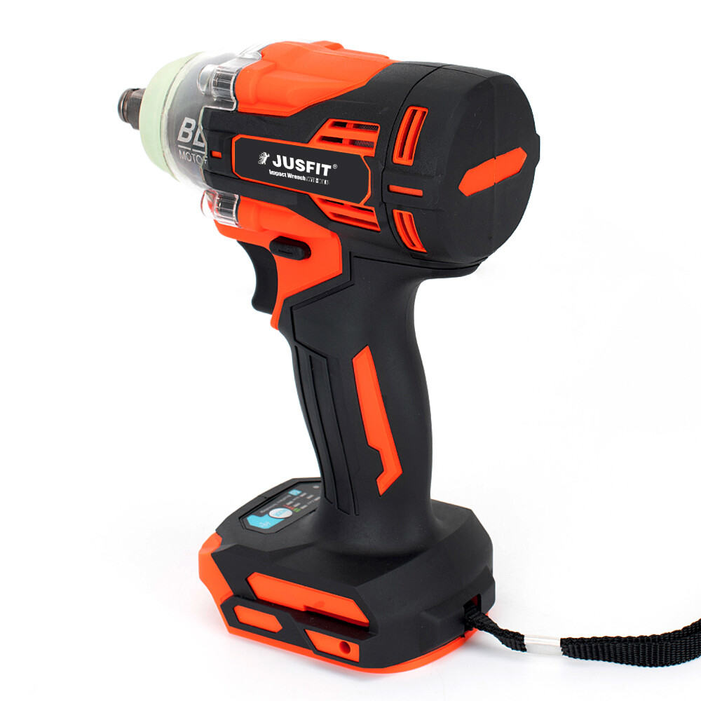 JUSFIT Cordless Impact Wrench Brushless Driver Rattle Gun For Makita