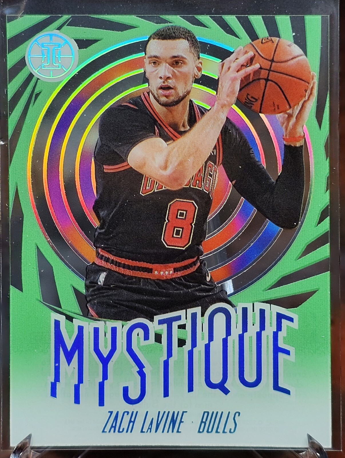 2019-20 Panini Illusions Zach Lavine Emerald Mystique #11 Bulls