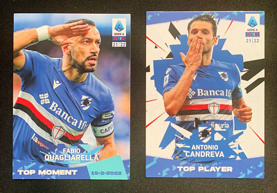PANINI A SERIES 2021 - 22 SERIES A CELEBRATION TRADING CARD SET SAMPDORIA
