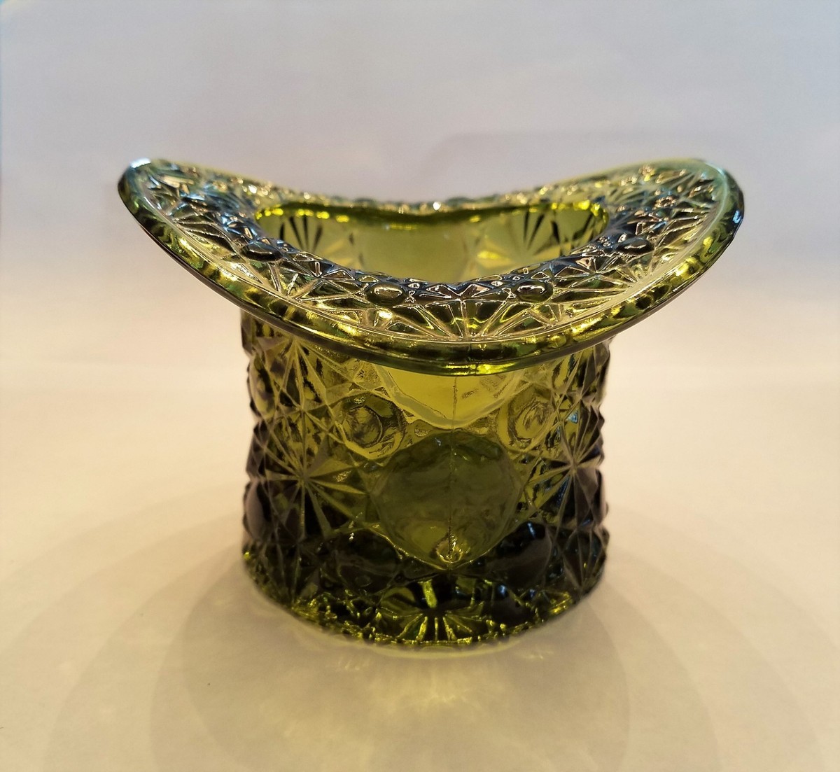 depression glass cigarette holder Lovely Vintage Glass, "hoya", Crystal Holder, Lighter With Lid, and Ashtray In 1963, an Italian designer