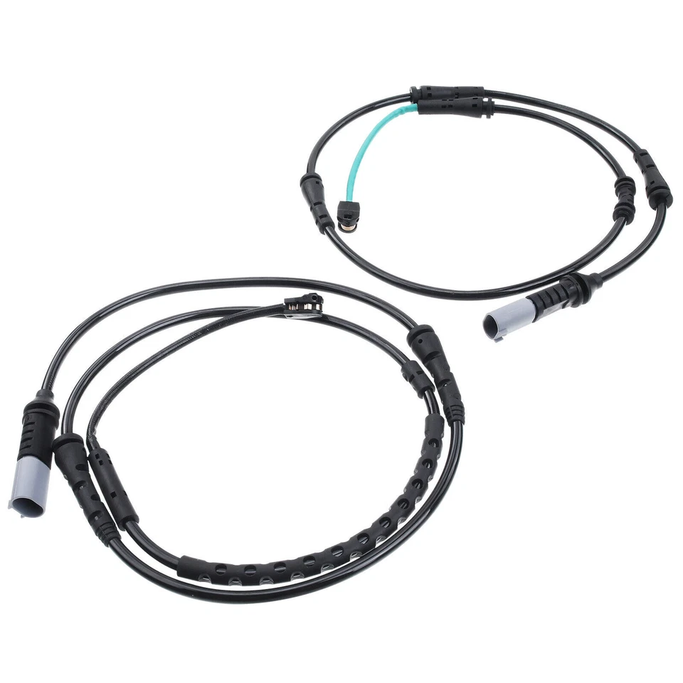 2x Disc Brake Pad Wear Sensor Front & Rear for BMW 528i 535d 535i 550i 640i 650i Foto 2 de 4
