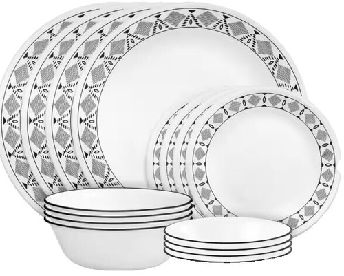 Corelle Madeline Corelle Plates Set Walmart Corelle® Madeline