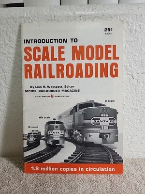VINTAGE INTRODUCTION TO SCALE MODEL RAILROADING Linn H. Westcott BOOK BOOKLETT