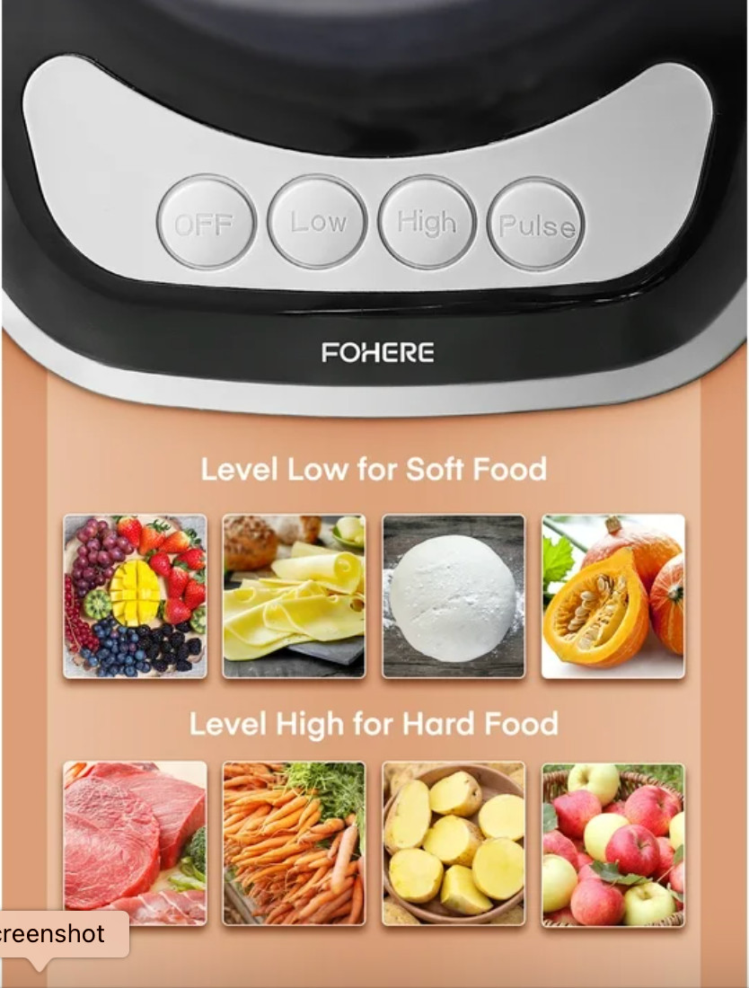 "Versatile 12-Cup Food Processor: 6 Functions