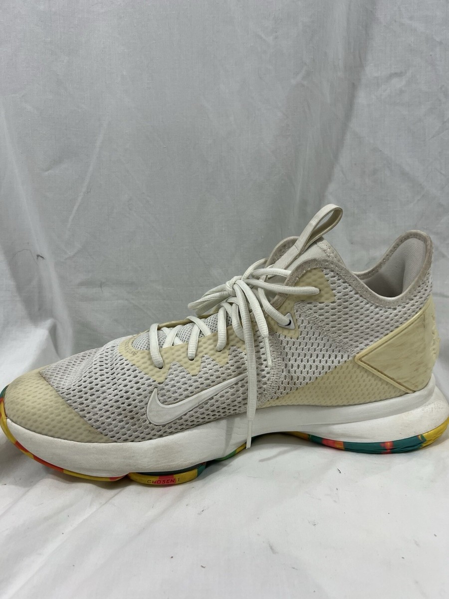 Nike LeBron James Witness IV Sneaker White Mesh BV7427-102‎ Men’s Size 8.5 Nike LeBron James Witness IV Sneaker White Mesh BV7427-102  main image 4