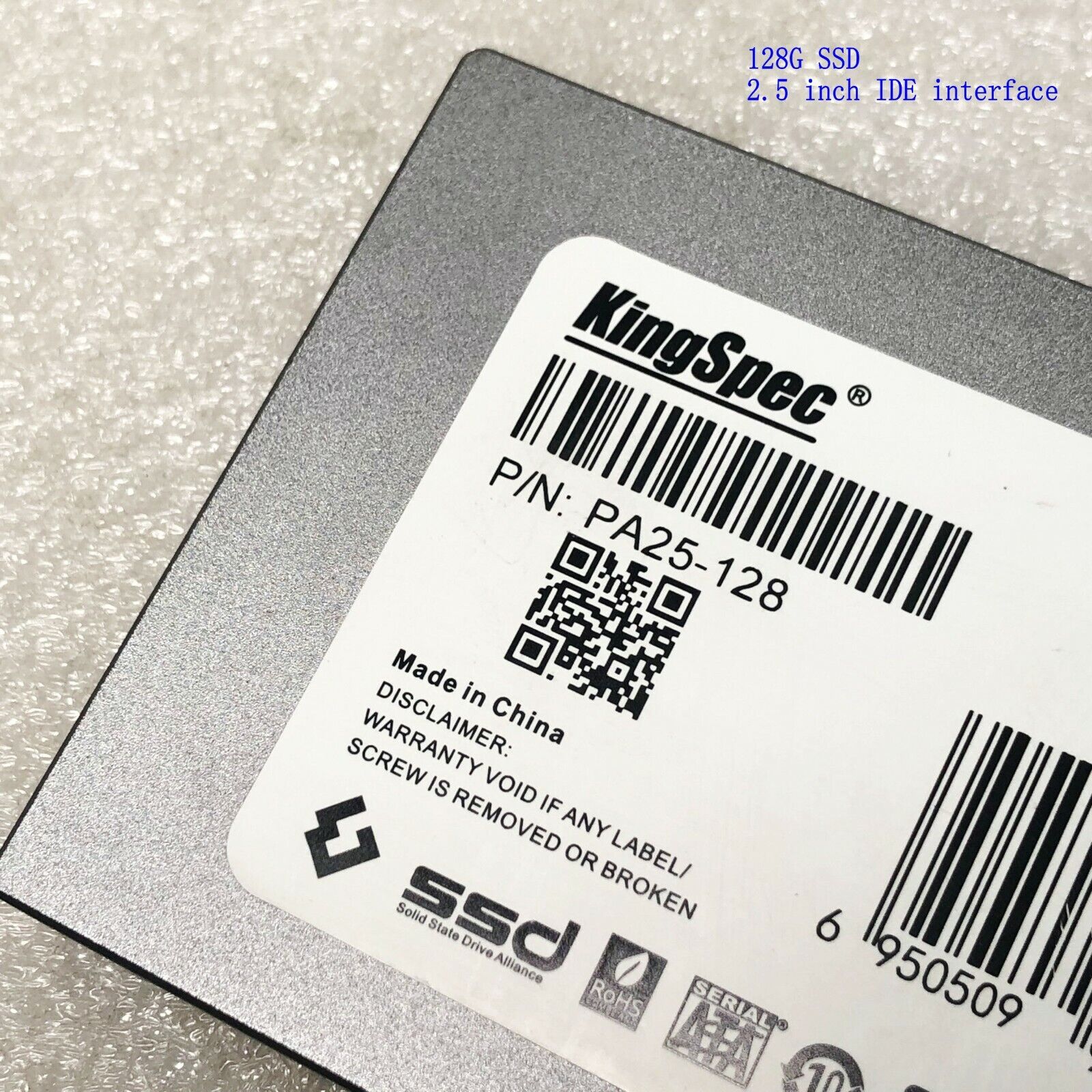 Isse rent faktisk pelleten KingSpec 2.5'' IDE interface PATA P/N PA25-128GB SSD MLC flash memory | eBay