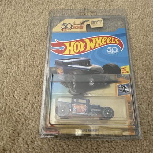 HOT WHEELS 2018 BONE SHAKER SUPER TREASURE HUNT WITH PROTECTOR STH Real Riders