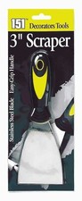 3" Inch Scrapper Builders Decorators - Scrape Paint Wallpaper Remover Easy Grip