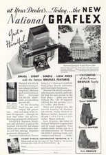 1933 National Graflex: Just a Handful Vintage Print Ad