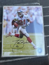 TIKI BARBER SIGNED AUTOGRAPHED PHOTO!🔥