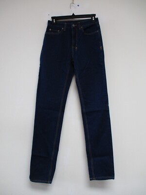 Tsubi Slim Pin 2.0 Jeans Women's 26 Blue Dark Wash Denim Straight Leg 26x30