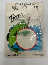 Vtg BETTS Panfish/Bream bug Teal Stone Fly Ultralight Insect Fishing Lure 1986