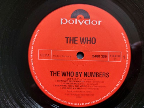 THE WHO „THE WHO BY NUMBERS“ GERMAN PRESS - Bild 3 von 3
