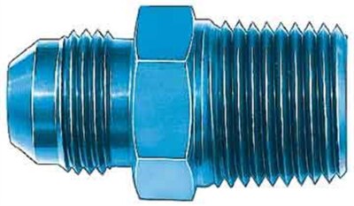 AEROQUIP ST ALUM #4 FLARE 1/4 PIPE- FCM2002
