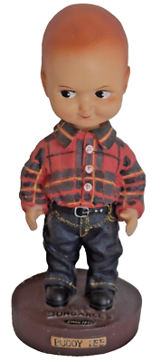 Vintage Buddy Lee Denim Advertising Bobble-Head Figure Lee  