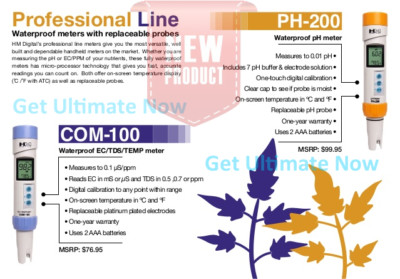 COM-100 + PH-200 COMBO HM Digital PH/TDS/EC Meter