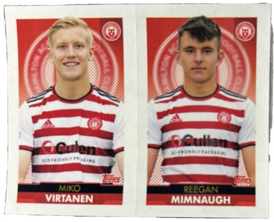 Topps SPFL 2021/22 - # 314 A-B MIKO VIRTANEN-REEGAN MIMNAUGH - Hamilton Academic