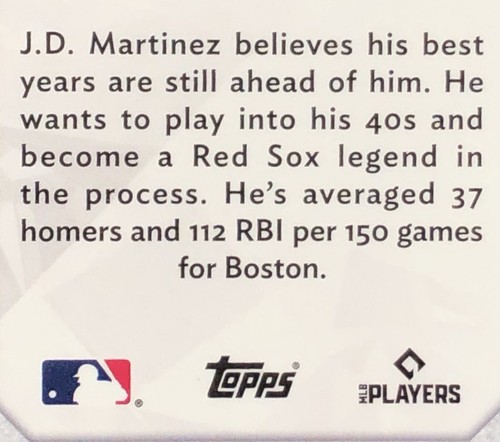 TRUE 1/1! 2021 Topps Chrome BEN BALLER JD Martinez DIAMOND DIE-CUTS SUPERFRACTOR - Picture 10 of 15