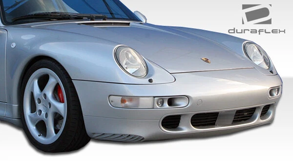 For 1995-1998 911 Carrera 993 Duraflex Turbo Look Front Bumper Cover - 1 Piece Foto 2 de 4