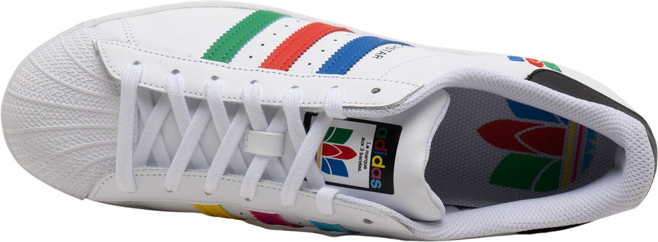 Las mejores ofertas en adidas Superstar Colorful Trefoil - Cloud White |  eBay