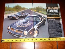 1976 Pontiac Trans Am 455 Vs. 1981 Trans Am 305 - Original 2008 Article
