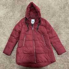 Rainforest Women’s Full Zip Winter Jacket Red Size Large