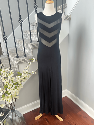 long sleeve brown bridesmaid dress One Shoulder Chiffon Long Bridesmaid Dress with Slit main image 0