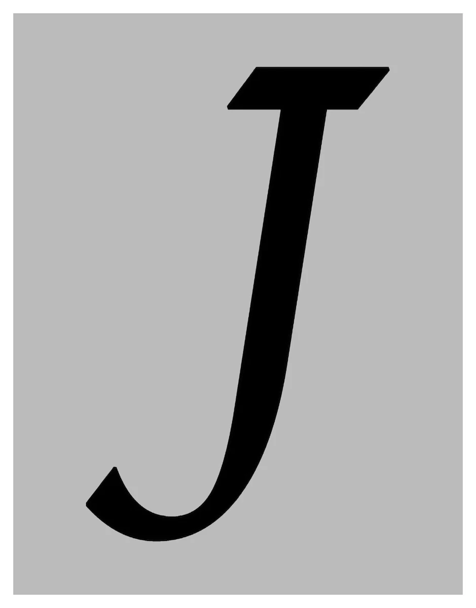 Calligraphy Monogram Initial 9
