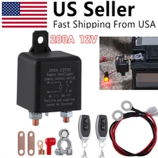 Car Battery Switch Disconnect Power Kill Master Isolator Cut Off Remote Control
