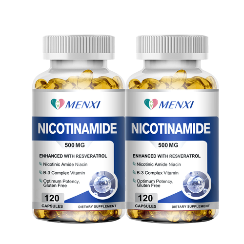Skin Whitening Supplement - Nicotinamide 500mg Natural Anti-aging - 120 Capsules - Picture 11 of 12