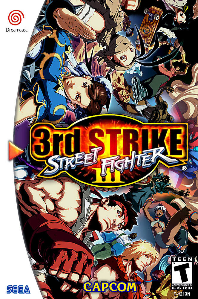 Street Fighter III 3rd Strike DreamCast BOX ART POSTER MADE IN USA