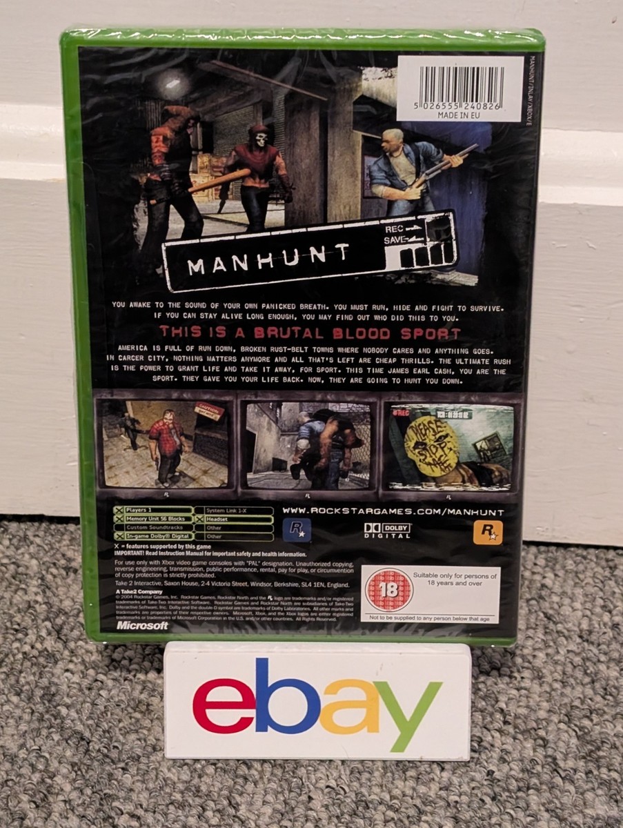 Manhunt Microsoft XBOX Pal Fr Complet