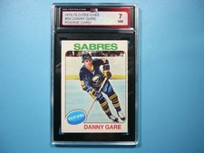 1975/76 O-PEE-CHEE NHL HOCKEY CARD #64 DANNY GARE ROOKIE RC KSA 7 NM 75/76 OPC