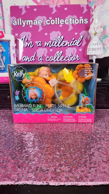 2001 Mattel Barbie Kelly Mermaid Fun Doll Set