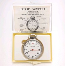 Vintage Westclox Stop Watch JS154 USA TESTED