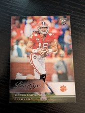 Trevor Lawrence 2021 Panini Chronicles Prestige #79 Rookie Card Jaguars. rookie card picture