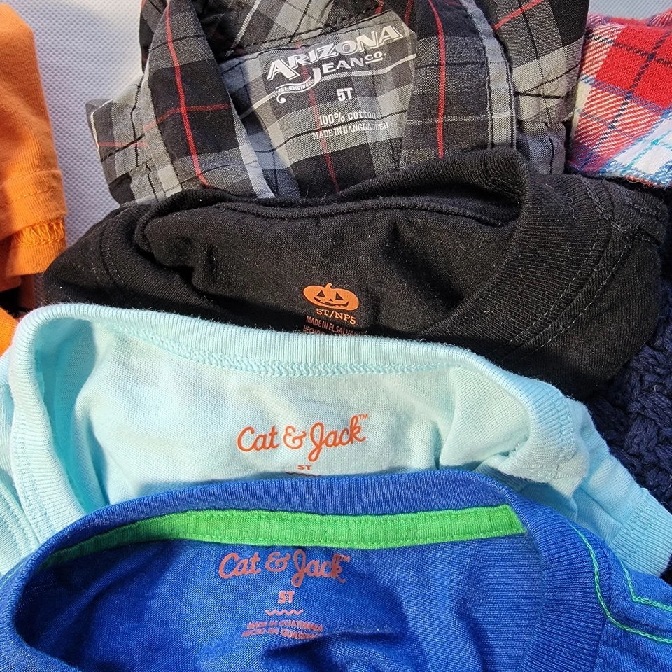 15 Мальчик 5T ребенка ясельного возраста рубашки с коротким и длинным рукавом танки Cat & Jack Disney праздник и т. д. - Изображение 3 из 4