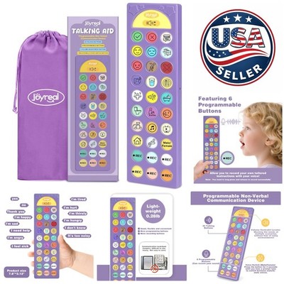AAC Communication Device for Autism - 23 Talking Buttons & Custom Voice Options