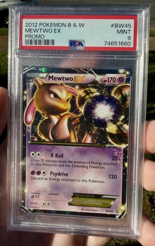 Mewtwo-EX graded PSA 9 for sale on eBay