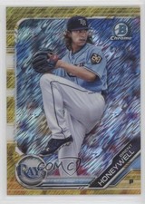 2019 Bowman Chrome Prospects Gold Shimmer Refractor 2/50 Brent Honeywell x5u