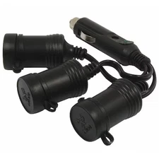 Roadpro Rppsp-211 Cigarette Lighter Adapter, 3 Outlet, 12V