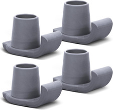 Walker Ski Glides, 4 Pack Durable Ski Glides for Folding Walkers, Universal Fit