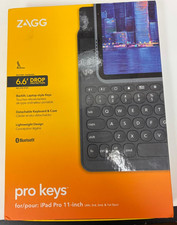 ZAGG Pro Keys Detachable Case and Wireless Keyboard for Apple iPad Pro 11" M3 M2