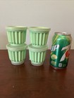 Lot of 4 Tupperware Mini Gelatin Mold Green #297 Jel-ette Single Serve Dessert — photo 2