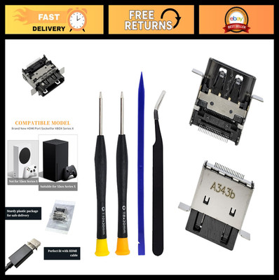 HDMI Port Replacement for Xbox Series X - Display Socket Jack Connector Repair K