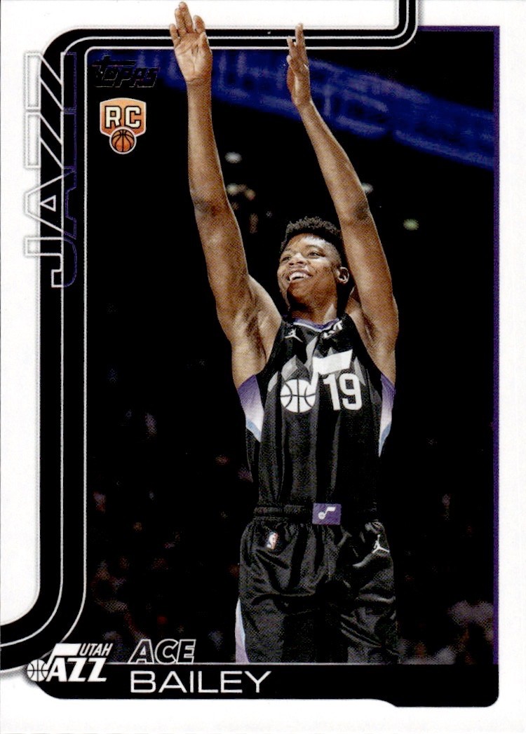 2025-26 Topps #205 Ace Bailey Rainbow Foilboard