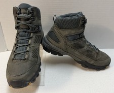 Vasque Mens Hiking Shoes Gray Olive Green Leather Mesh Vibram Megagrip Sz 10 Vasque Gray Hiking Shoes & Boots for sale | eBay main image 3
