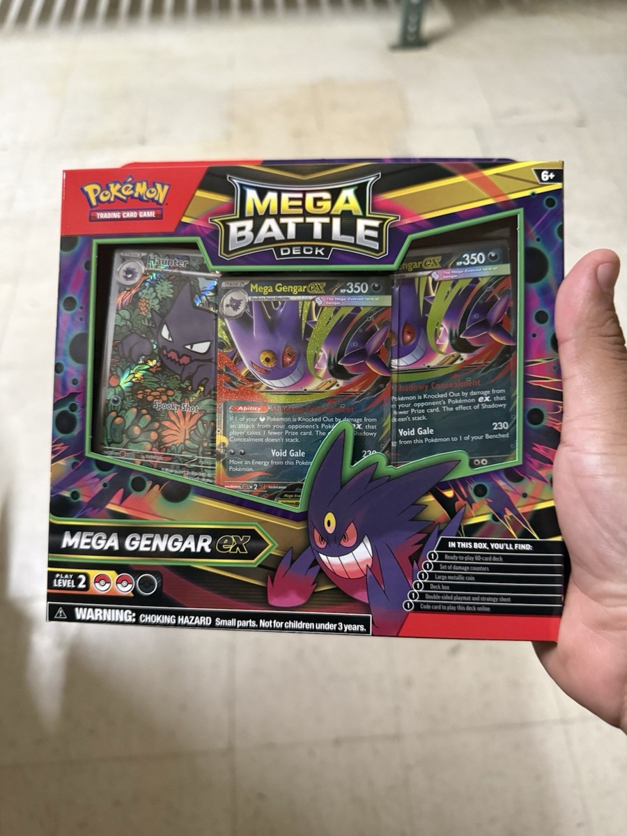 Pokemon Mega Gengar ex Mega Battle Deck Factory Sealed New TCG Box | eBay