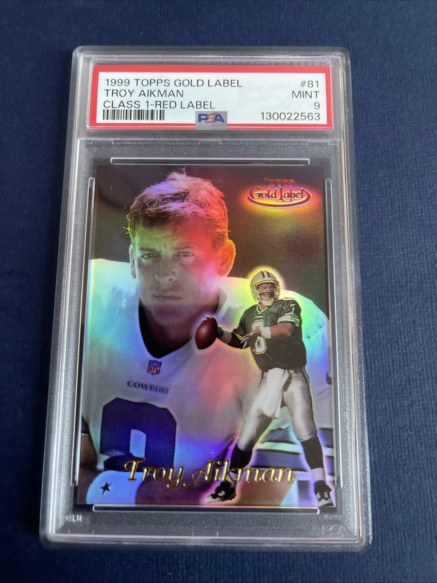 Troy Aikman Football Grade 9 Rookie Sports Trading Cards